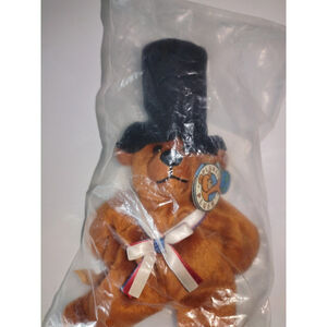 Planet Plush "Abe" Beanie Bear